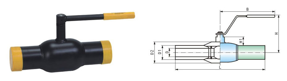 標準全焊接球閥